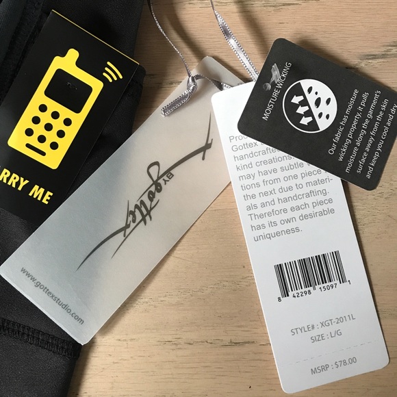 Work Out in Style Gottex Leggings w Mesh Inserts - Picture 6 of 6